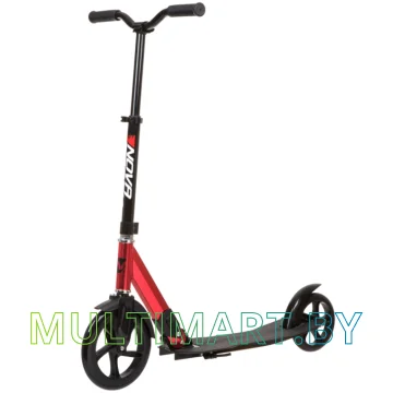 Самокат Novatrack Deft Alloy 230.DEFT.RD21 (красный/черный, 2021)